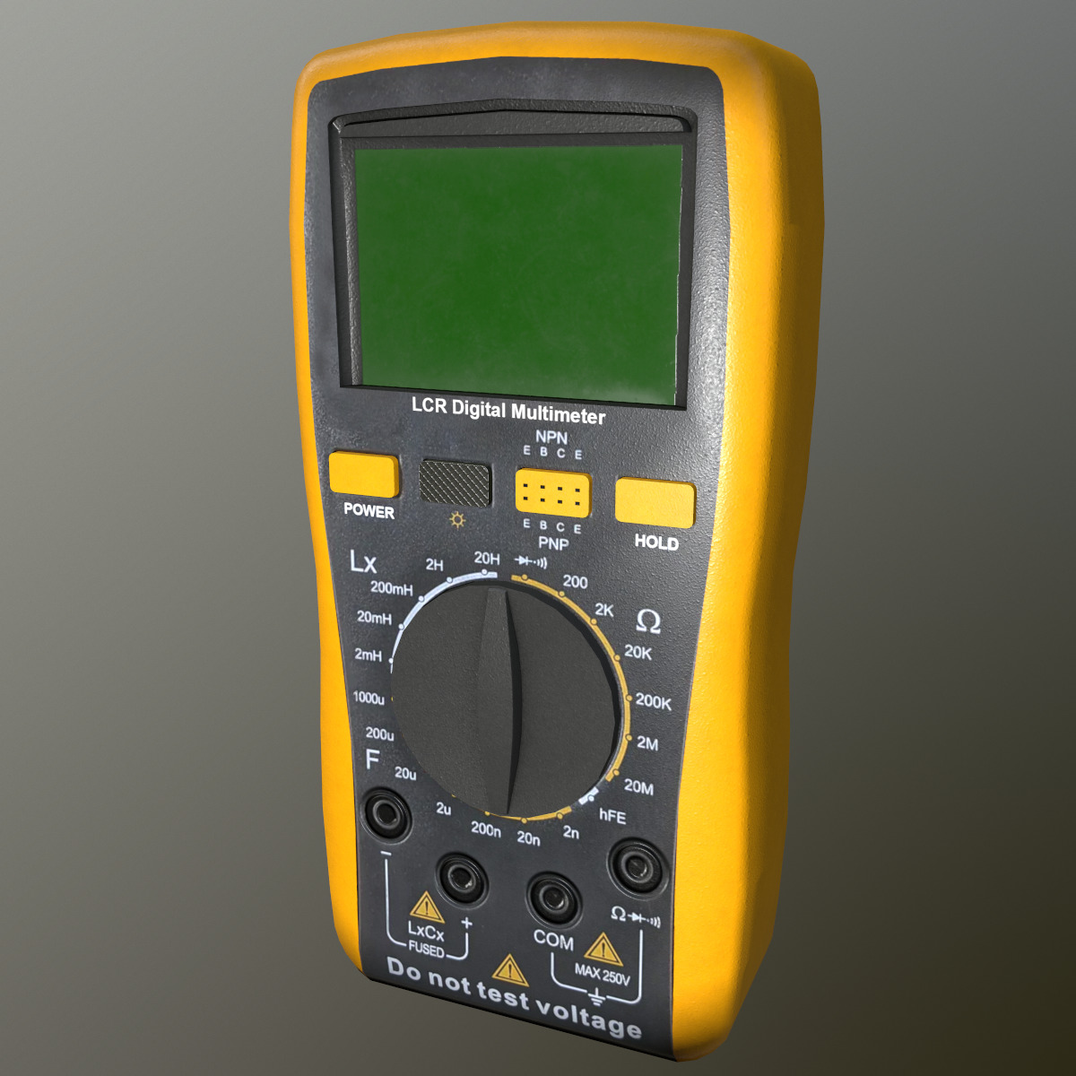 LCR Multimeter Low Poly Low-poly 3D model_5