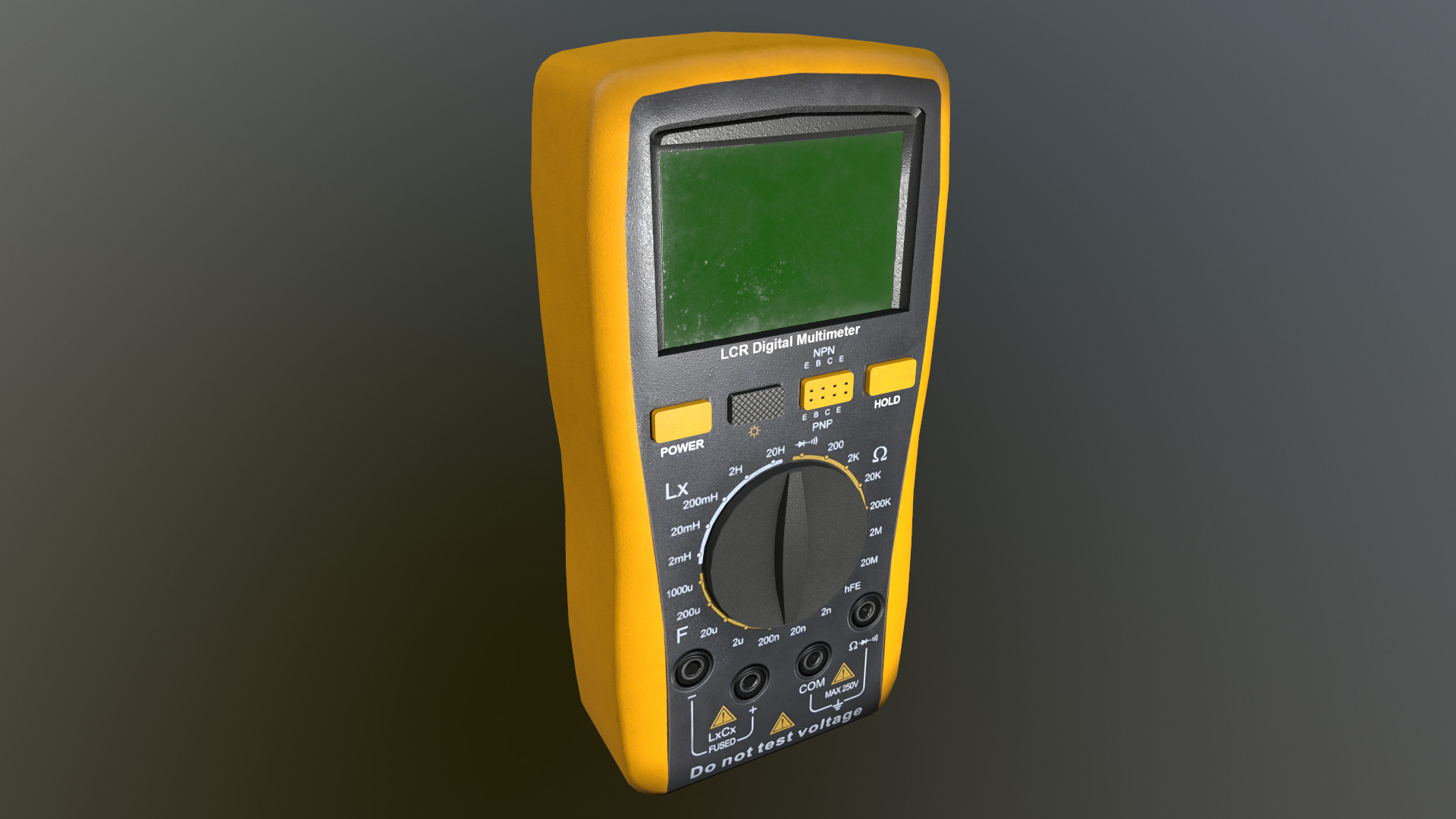 LCR Multimeter Low Poly Low-poly 3D model_17