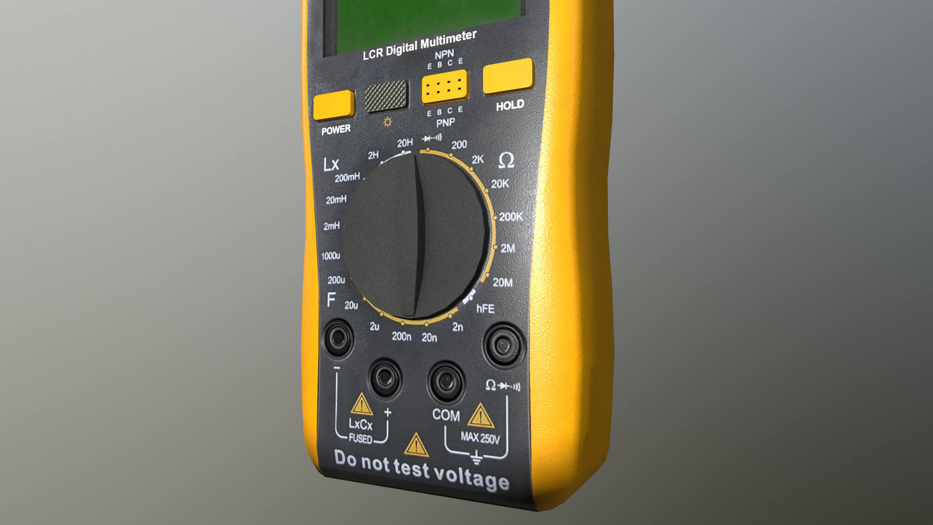 LCR Multimeter Low Poly Low-poly 3D model_18