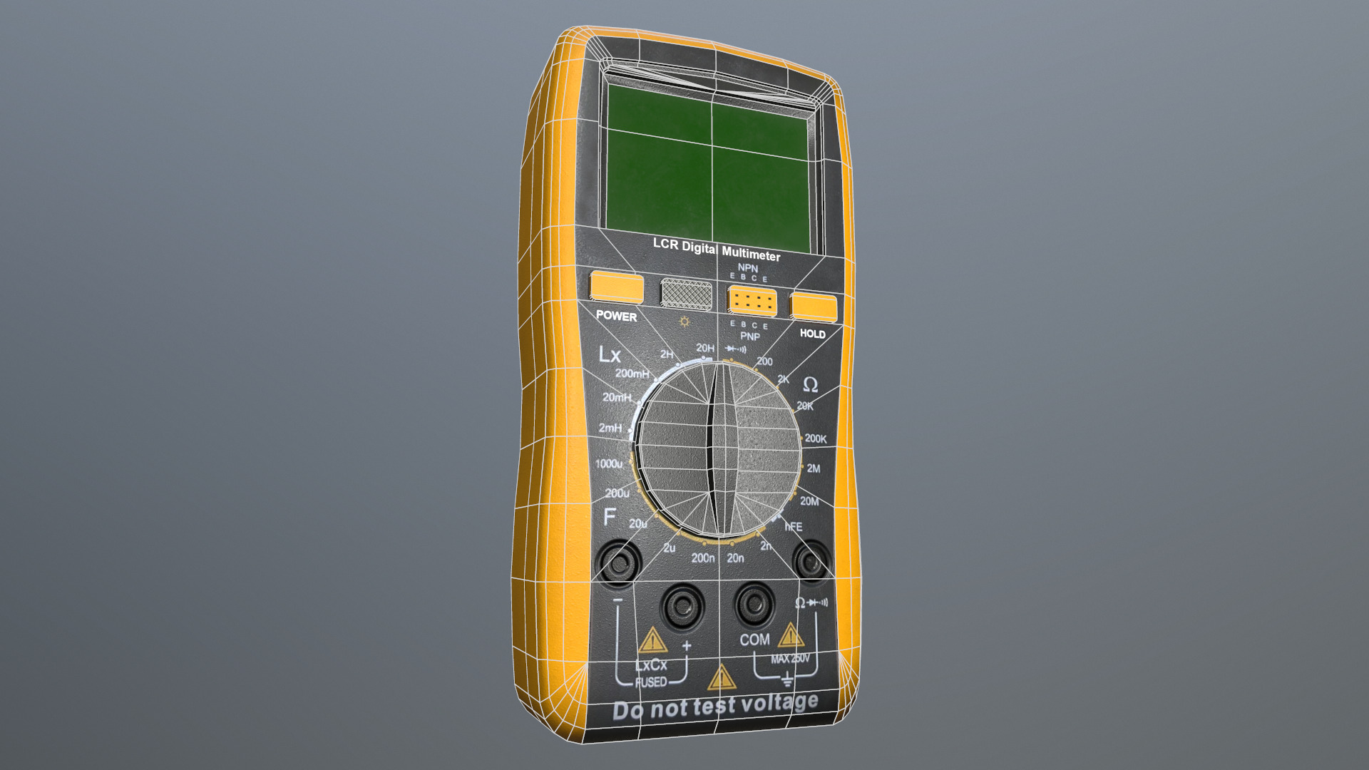 LCR Multimeter Low Poly Low-poly 3D model_30