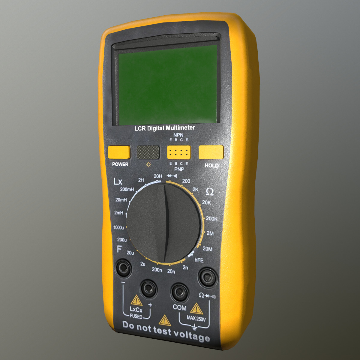 LCR Multimeter Low Poly Low-poly 3D model_12
