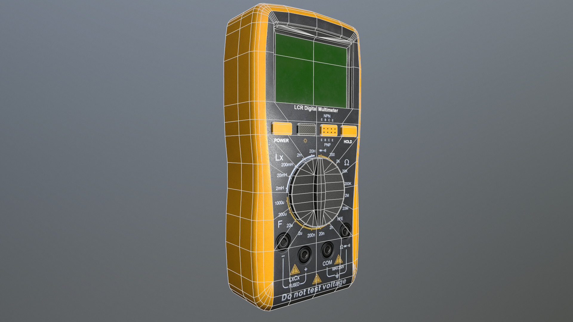 LCR Multimeter Low Poly Low-poly 3D model_24