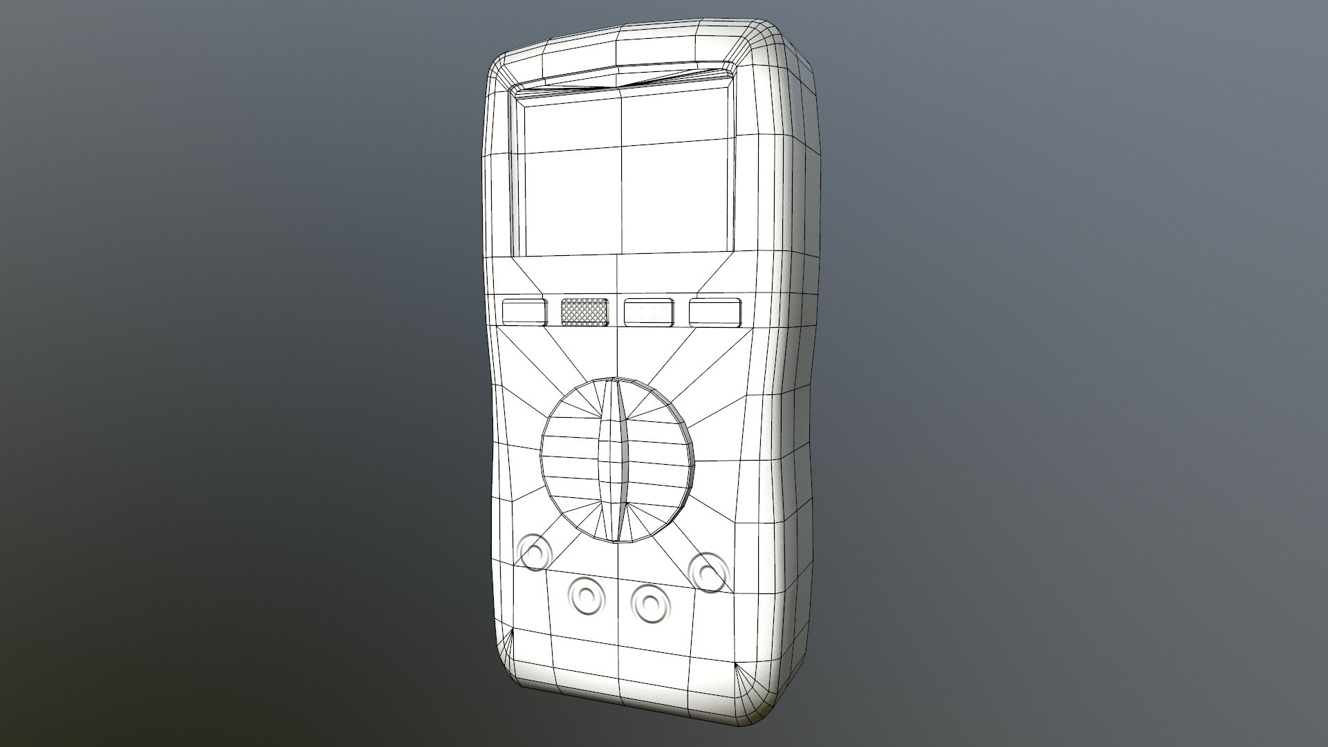 LCR Multimeter Low Poly Low-poly 3D model_31