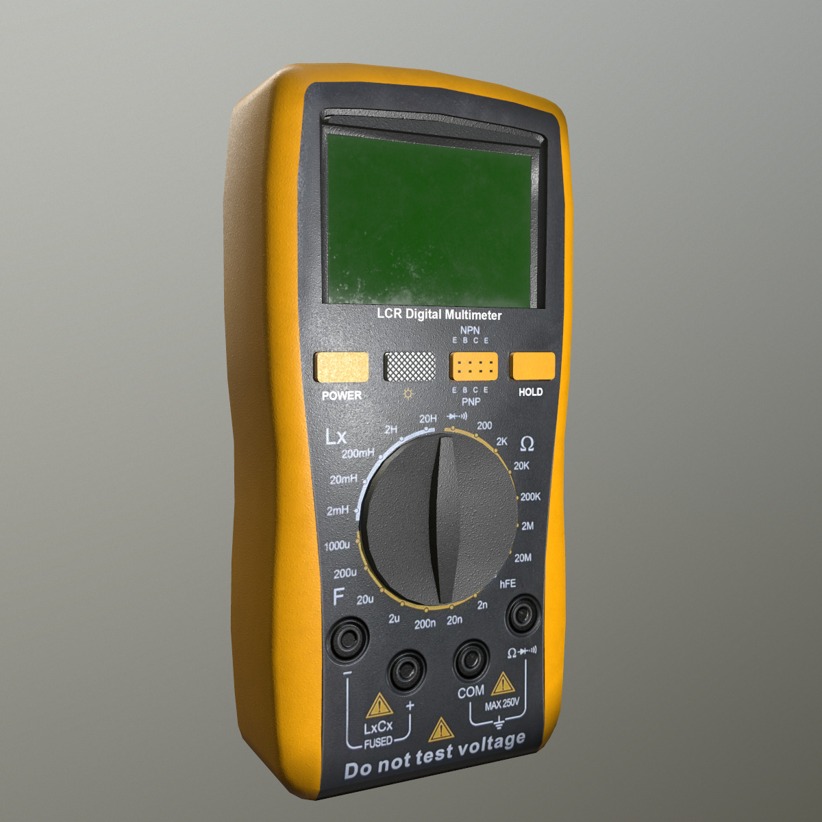 LCR Multimeter Low Poly Low-poly 3D model_4