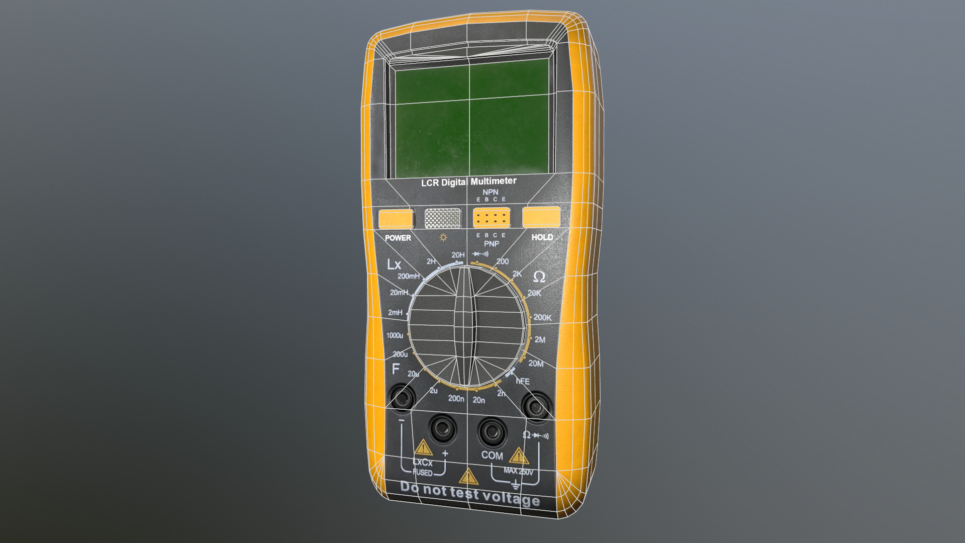 LCR Multimeter Low Poly Low-poly 3D model_23