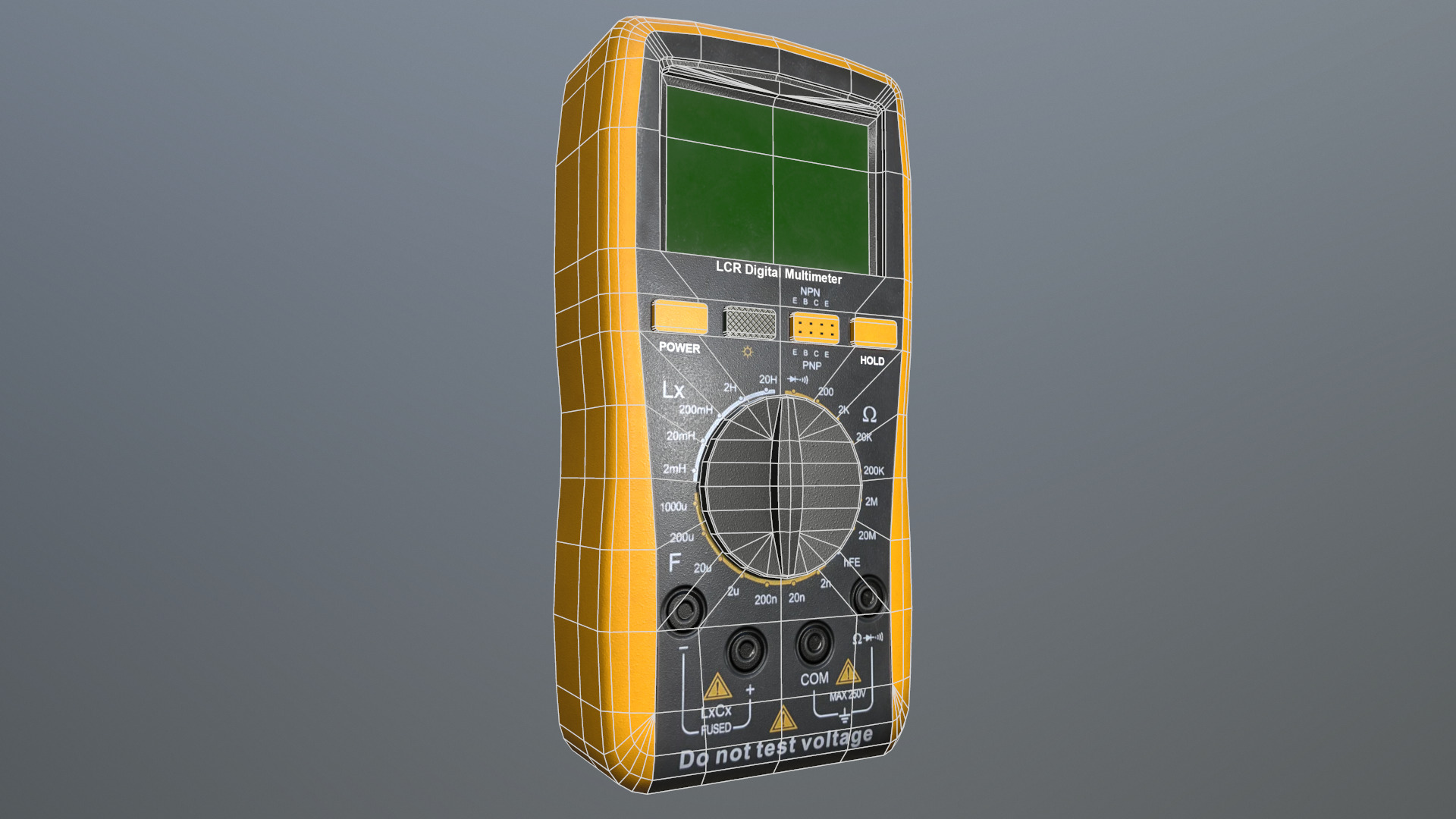 LCR Multimeter Low Poly Low-poly 3D model_27