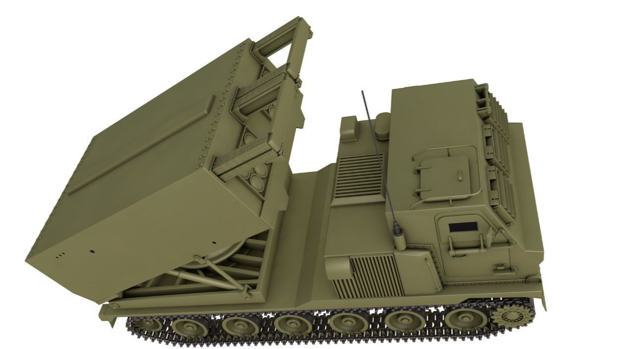 M270 Multiple Launch Rocket System 3D model_1