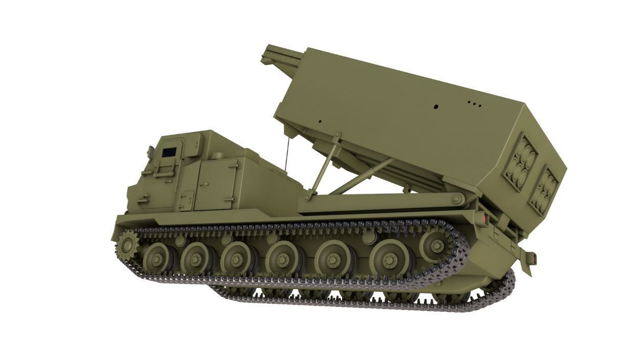 M270 Multiple Launch Rocket System 3D model_4