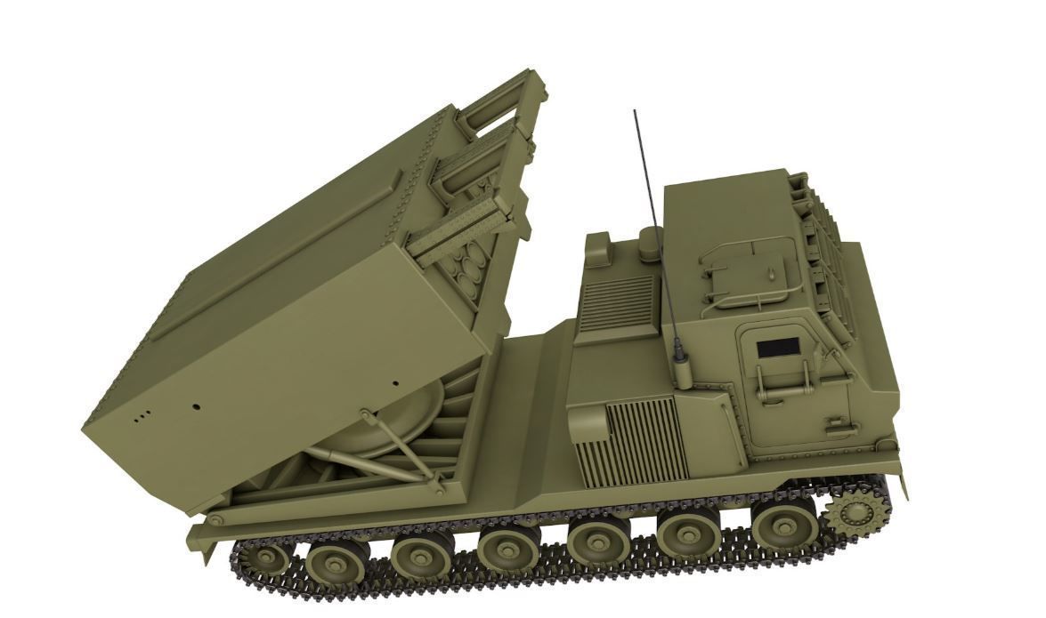 M270 Multiple Launch Rocket System 3D model_2