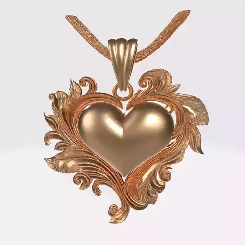 Heart Pendant N12
