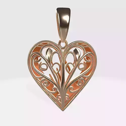 Heart Pendant N10