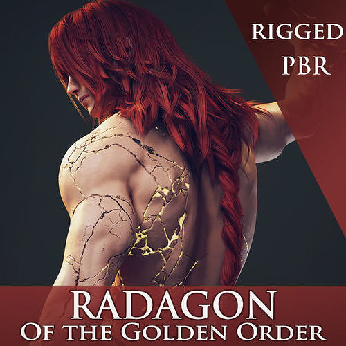 Radagon of the Golden Order  Low-poly 3D model