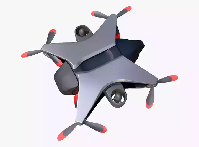 Futuristic Drone X6 M1