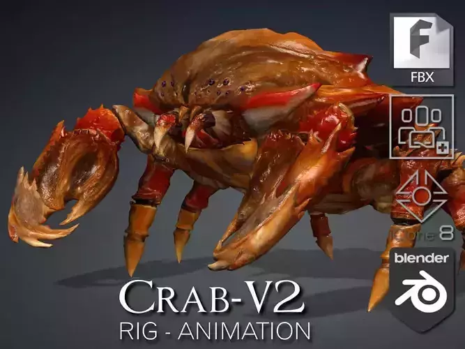Crab-V2 3D model
