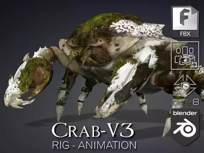 Crab-V3 3D model