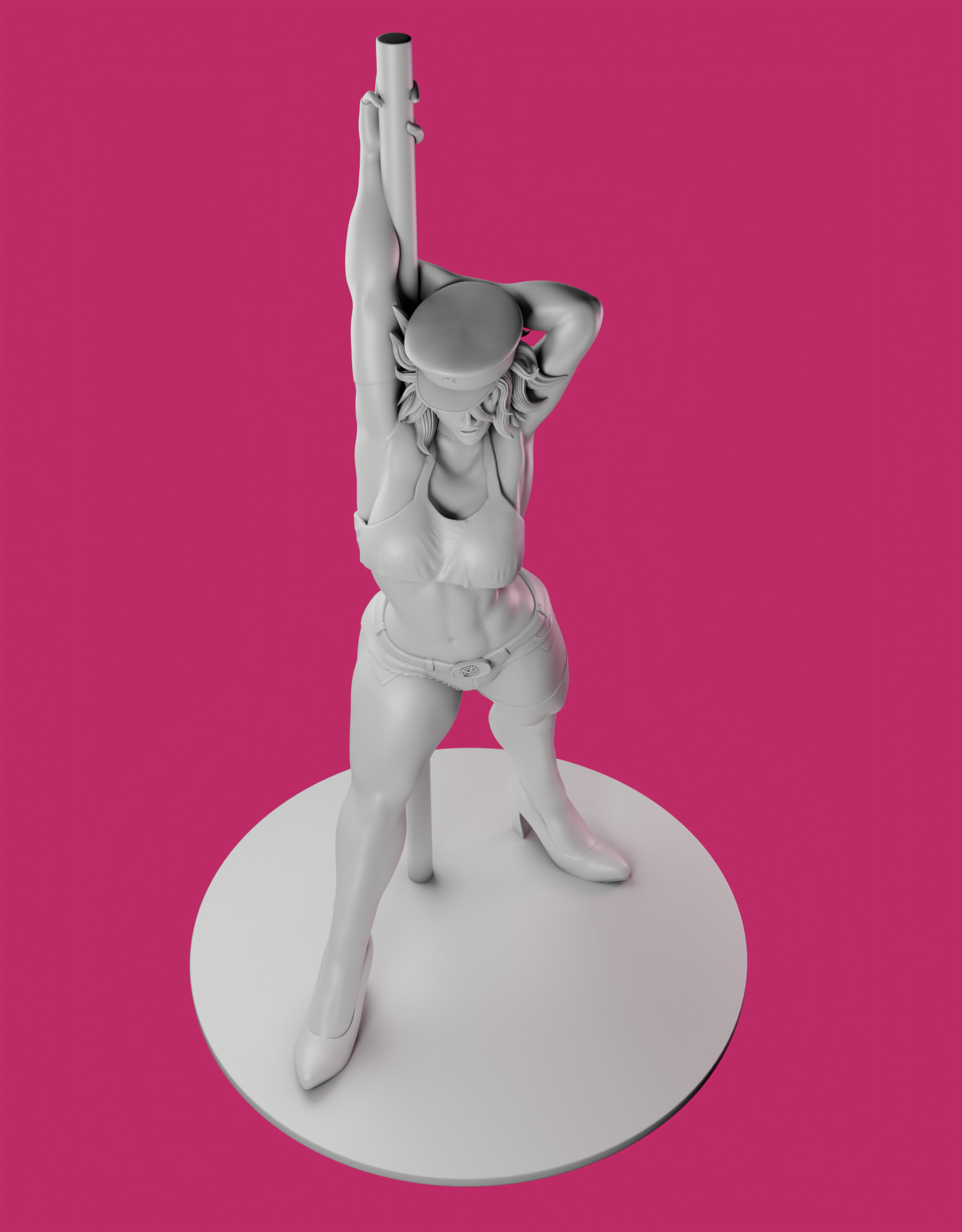 Street Fighter Poison 3D print model_16