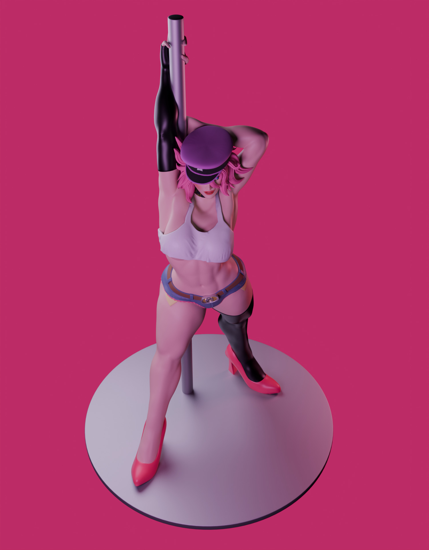 Street Fighter Poison 3D print model_8