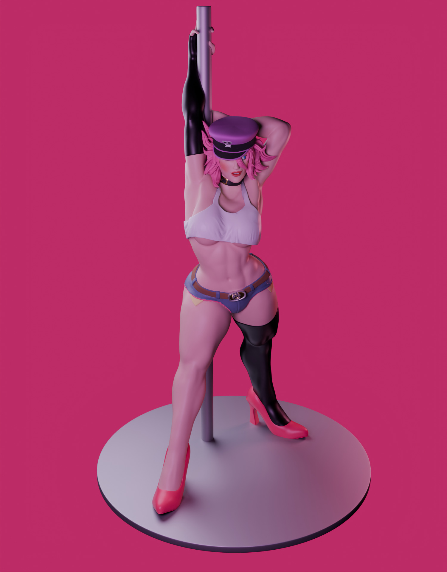 Street Fighter Poison 3D print model_6