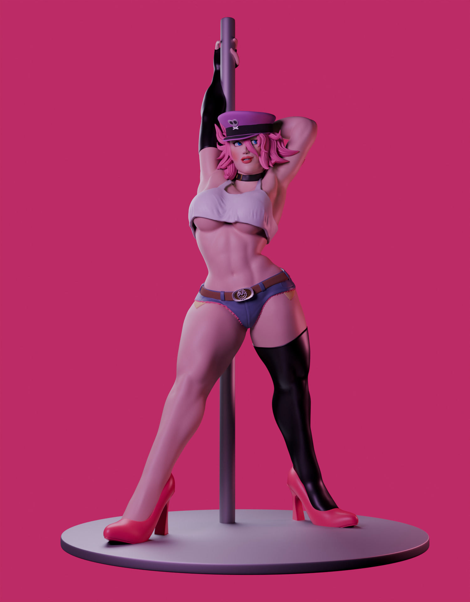 Street Fighter Poison 3D print model_5