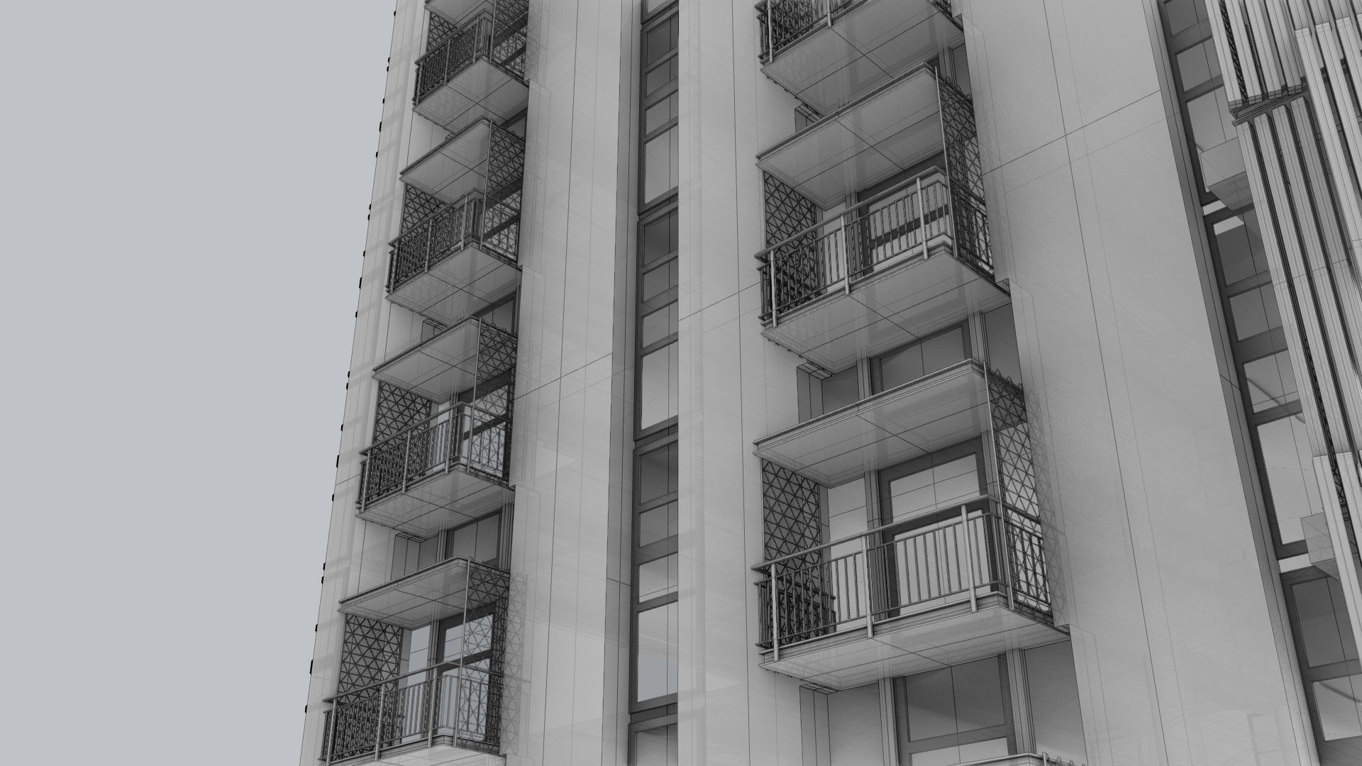 Council House 2 - Sectional 3D Model 3D model_4