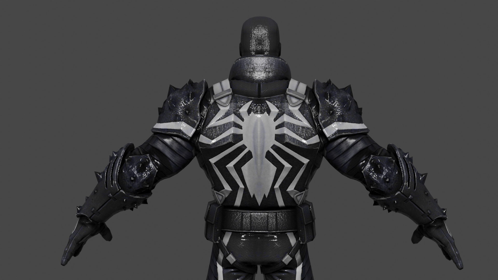 Flash Thompson Venom Low-poly 3D model_5
