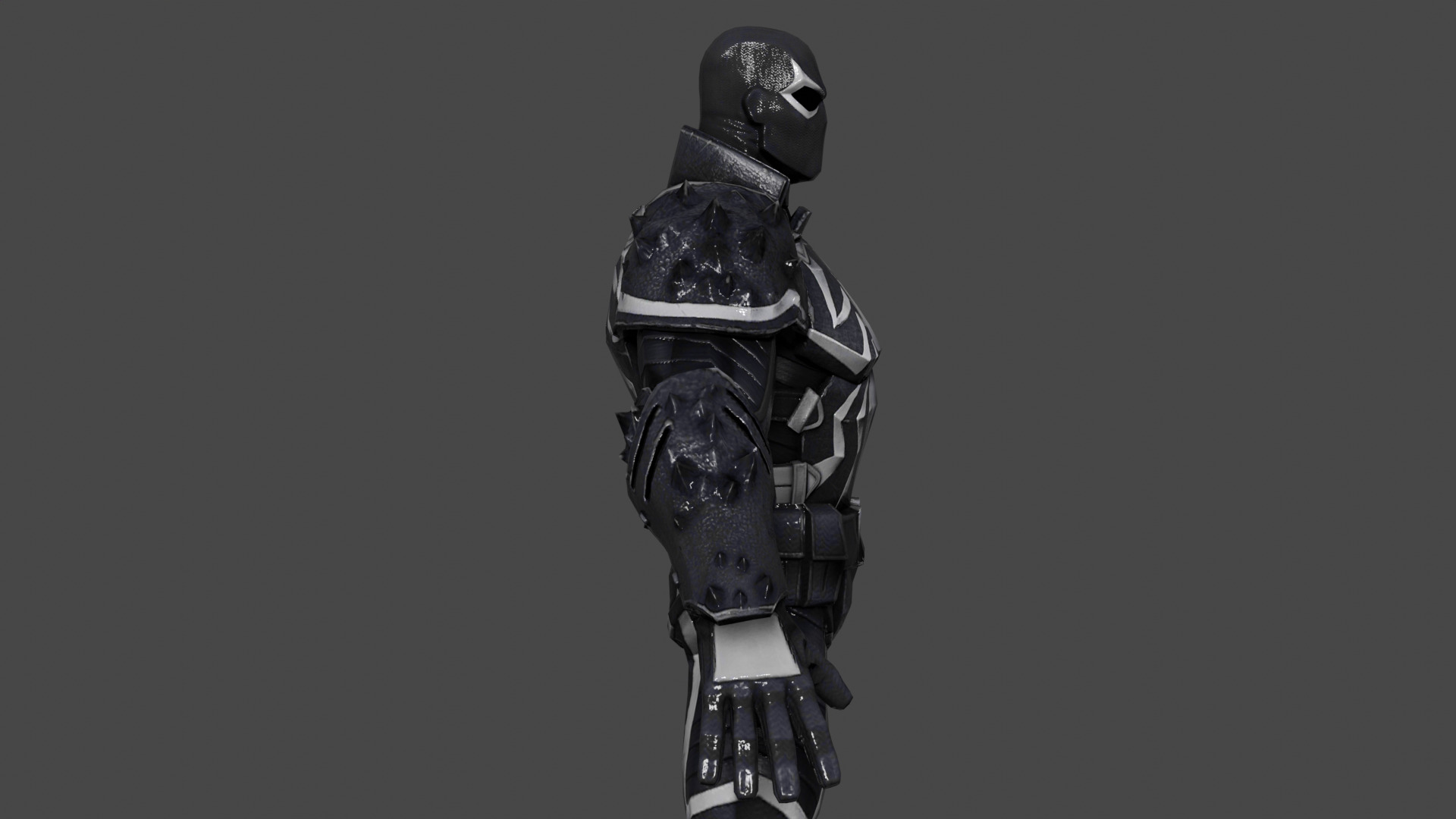 Flash Thompson Venom Low-poly 3D model_3