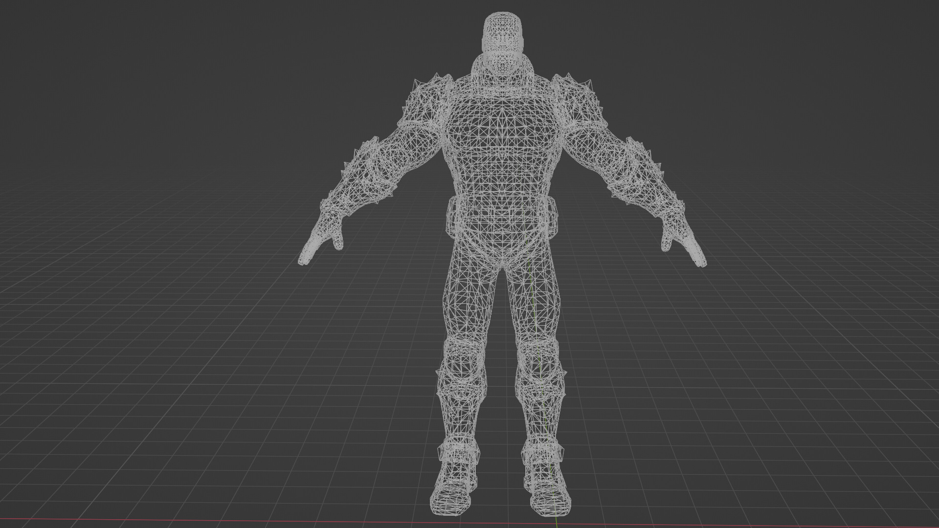 Flash Thompson Venom Low-poly 3D model_6