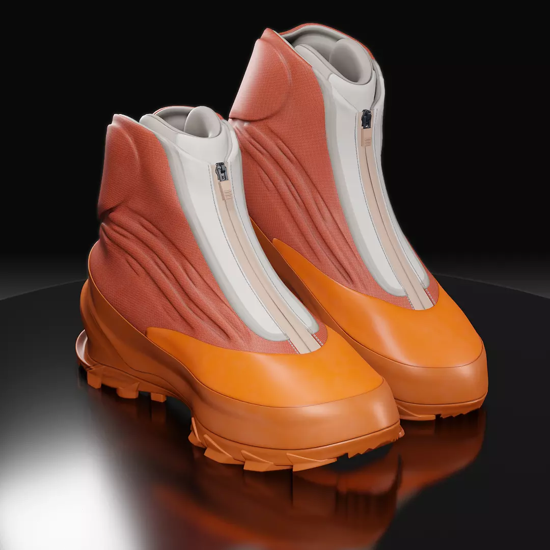 Yeezy Boots 1050 3D model_0