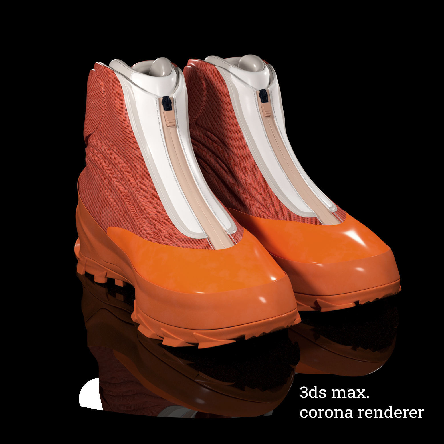 Yeezy Boots 1050 3D model_2