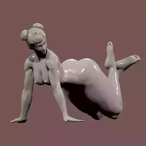 chunli nude nsfw  79 3D print model