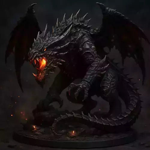 Dragon from the world of warhammer 40000