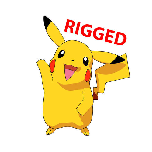 Pikachu Low-poly 3D model