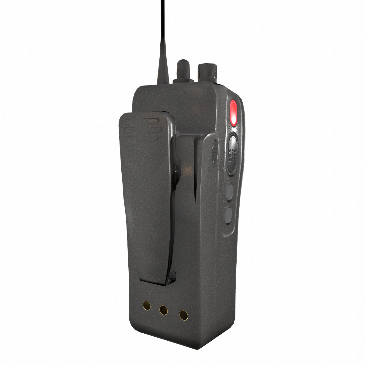 Walkie-Talkie Radio Low Poly Low-poly 3D model_2