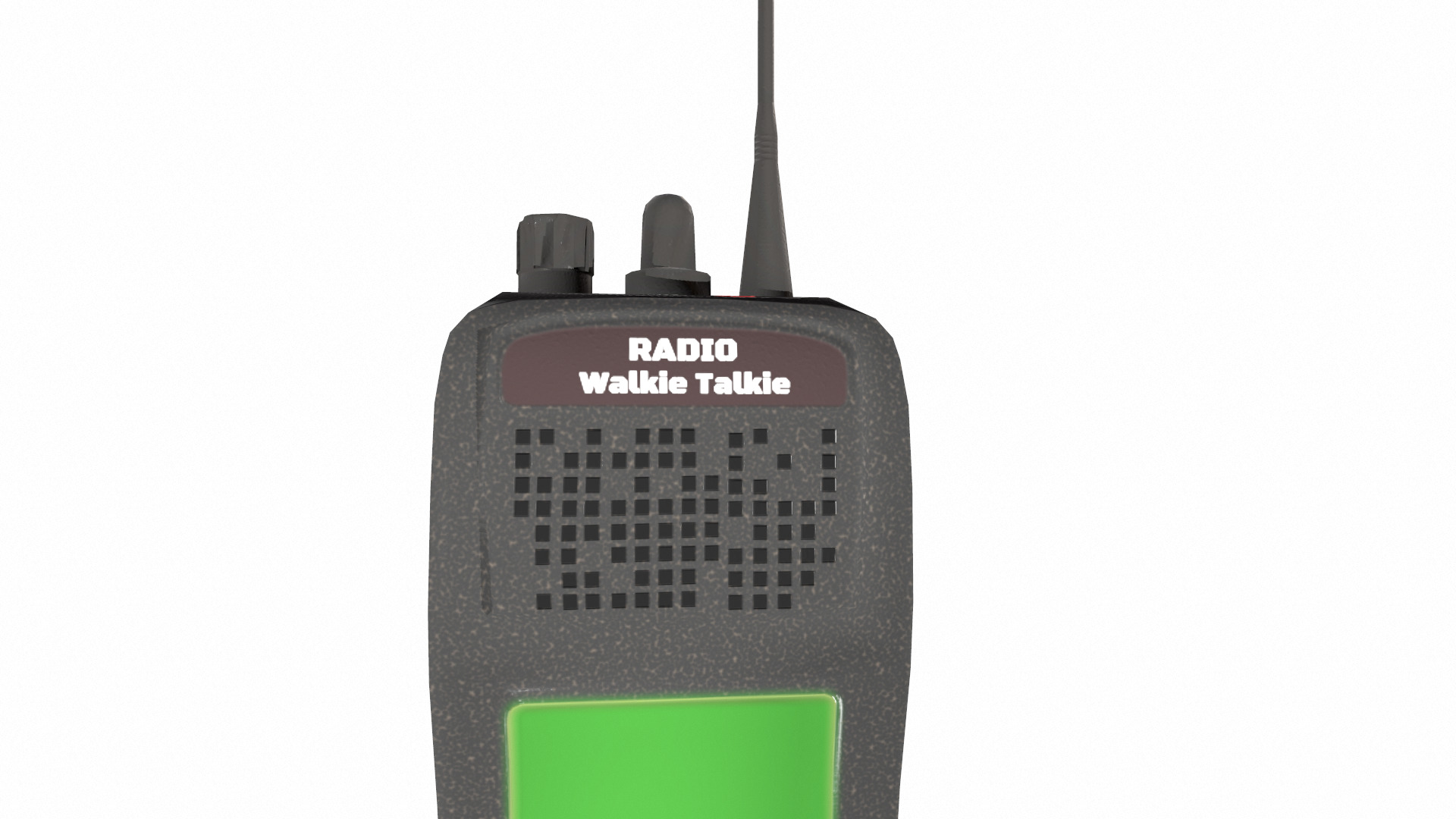 Walkie-Talkie Radio Low Poly Low-poly 3D model_13
