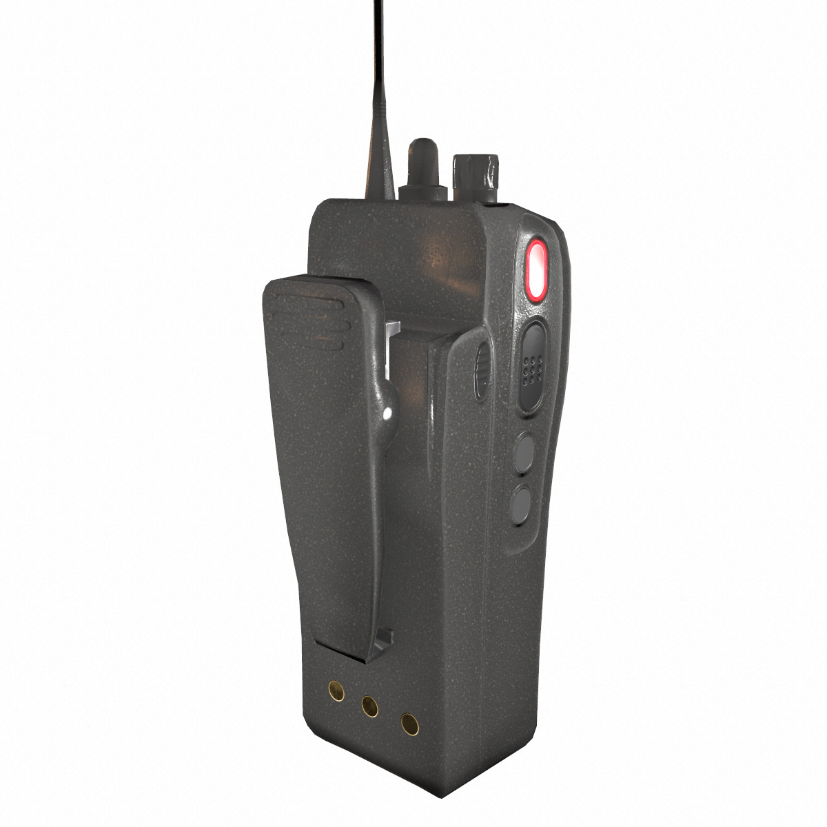 Walkie-Talkie Radio Low Poly Low-poly 3D model_5