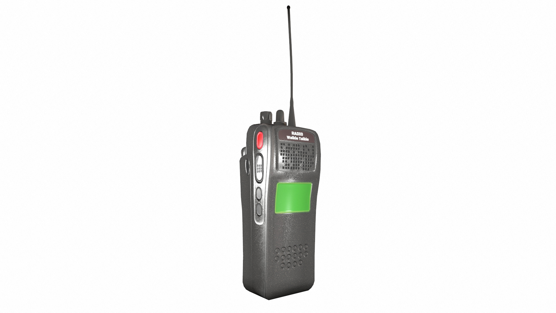 Walkie-Talkie Radio Low Poly Low-poly 3D model_16