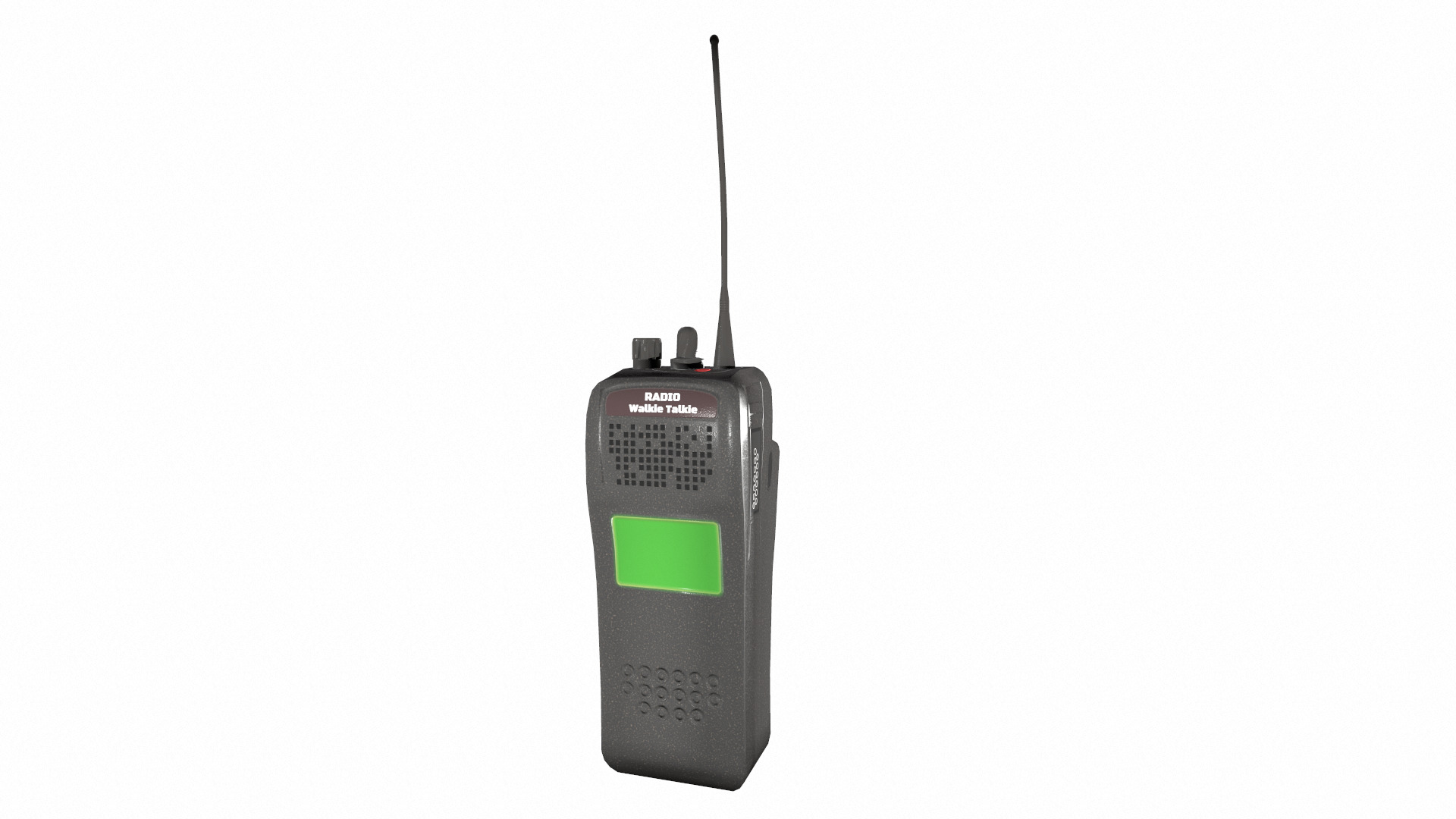 Walkie-Talkie Radio Low Poly Low-poly 3D model_11