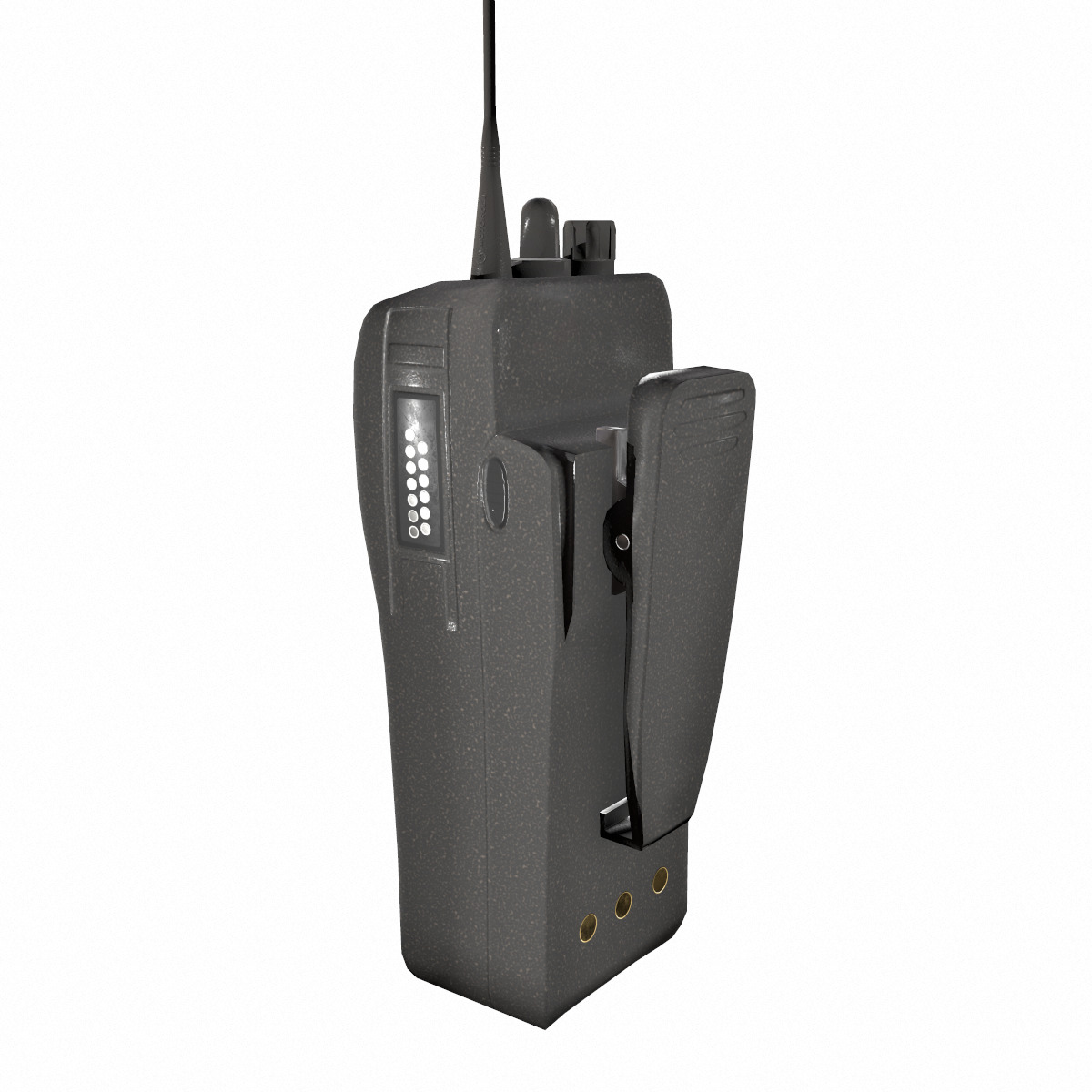 Walkie-Talkie Radio Low Poly Low-poly 3D model_6