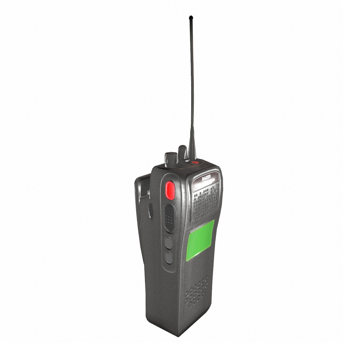 Walkie-Talkie Radio Low Poly Low-poly 3D model_9
