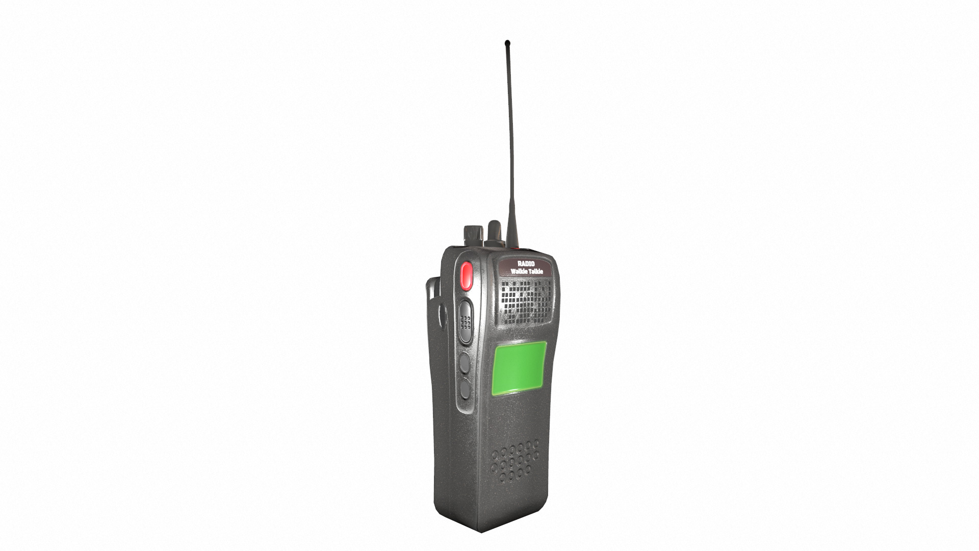 Walkie-Talkie Radio Low Poly Low-poly 3D model_12