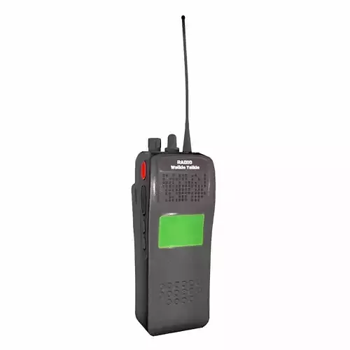 Walkie-Talkie Radio Low Poly Low-poly 3D model