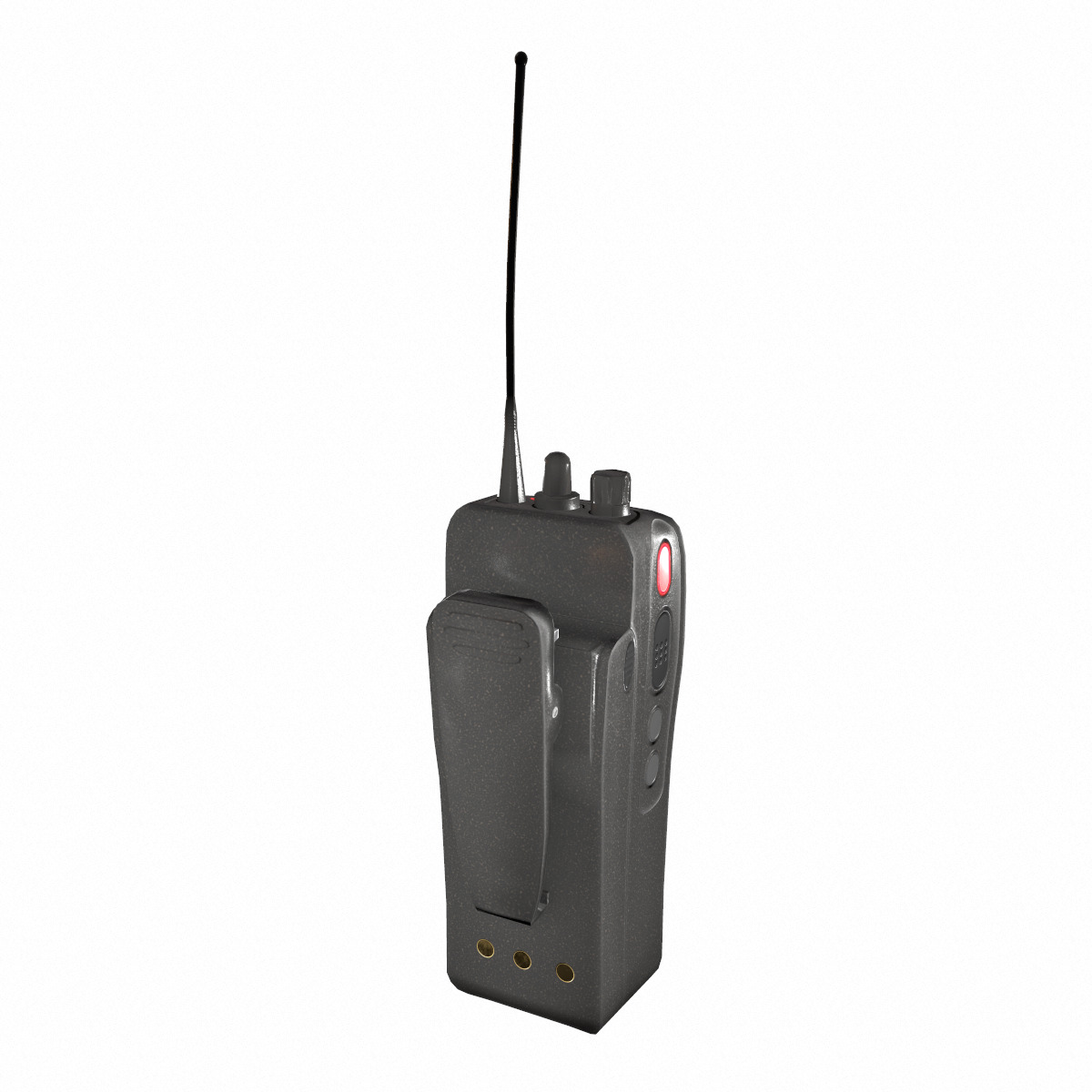 Walkie-Talkie Radio Low Poly Low-poly 3D model_10