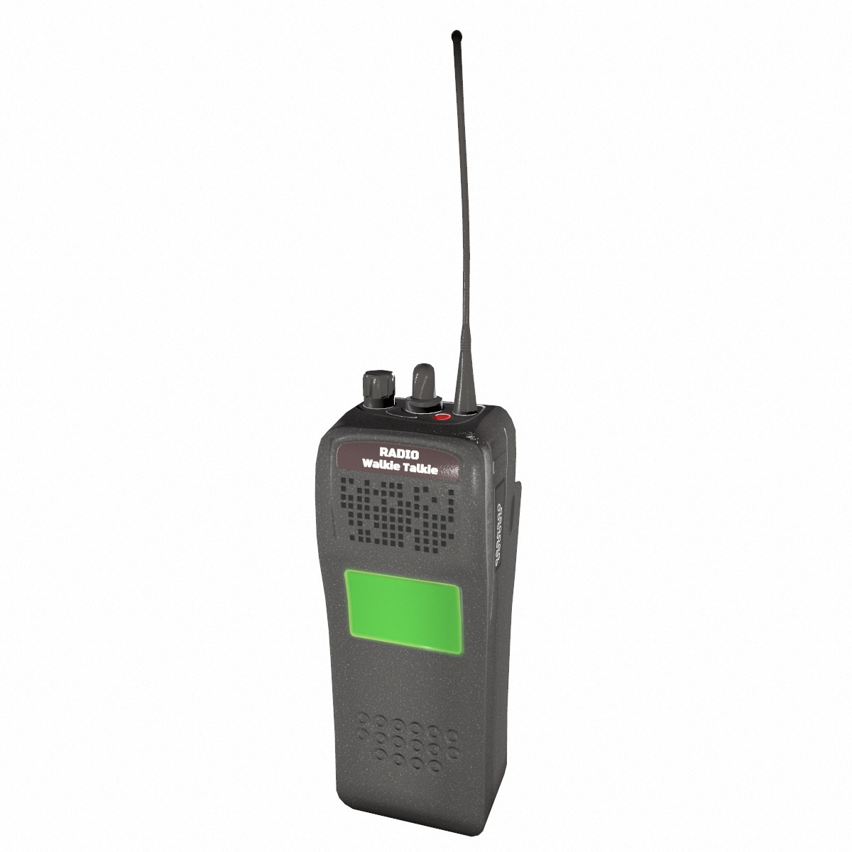 Walkie-Talkie Radio Low Poly Low-poly 3D model_8