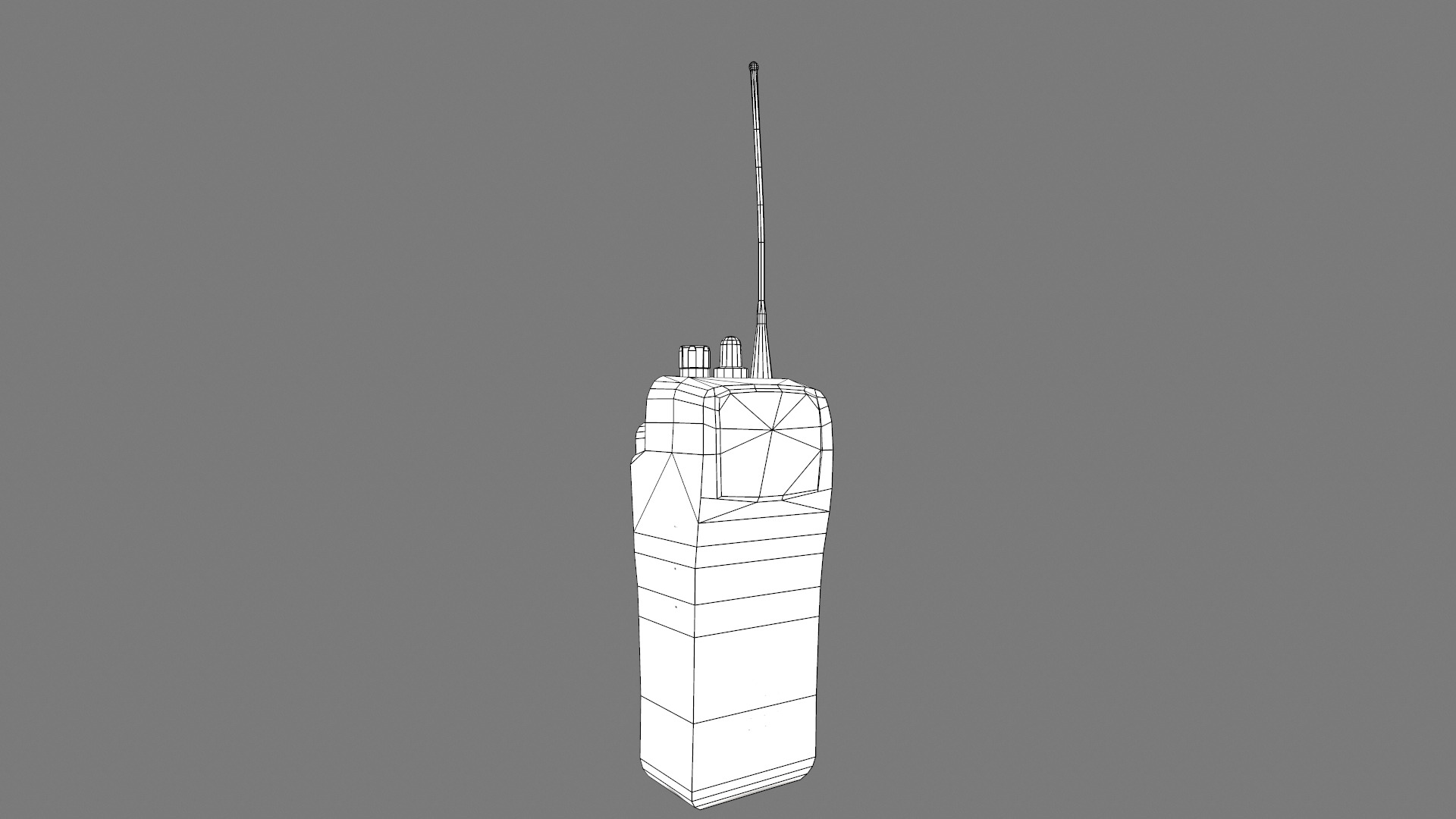 Walkie-Talkie Radio Low Poly Low-poly 3D model_24