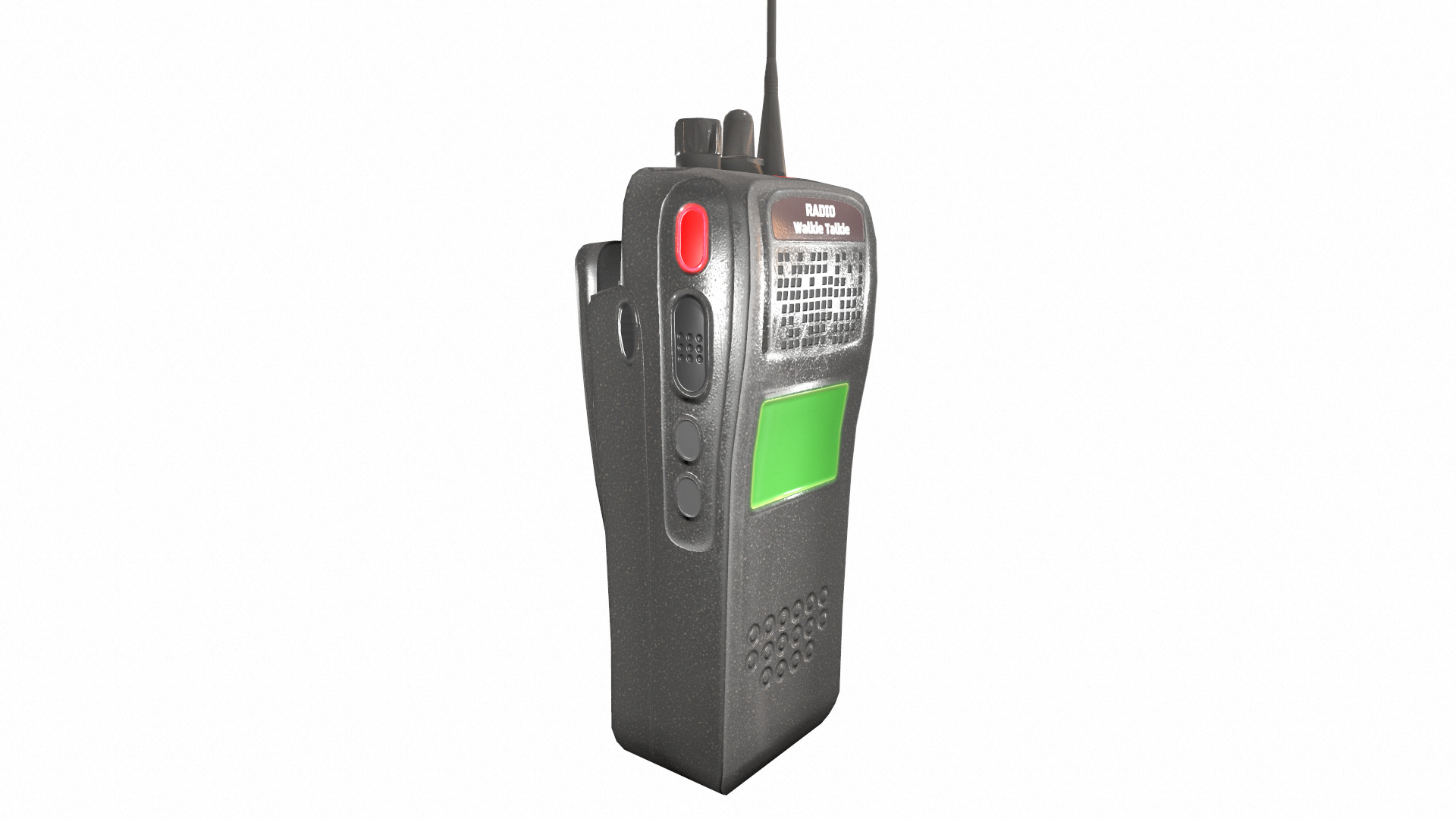 Walkie-Talkie Radio Low Poly Low-poly 3D model_20
