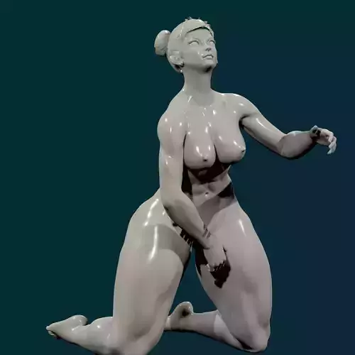 chunli nude nsfw  97 3D print model