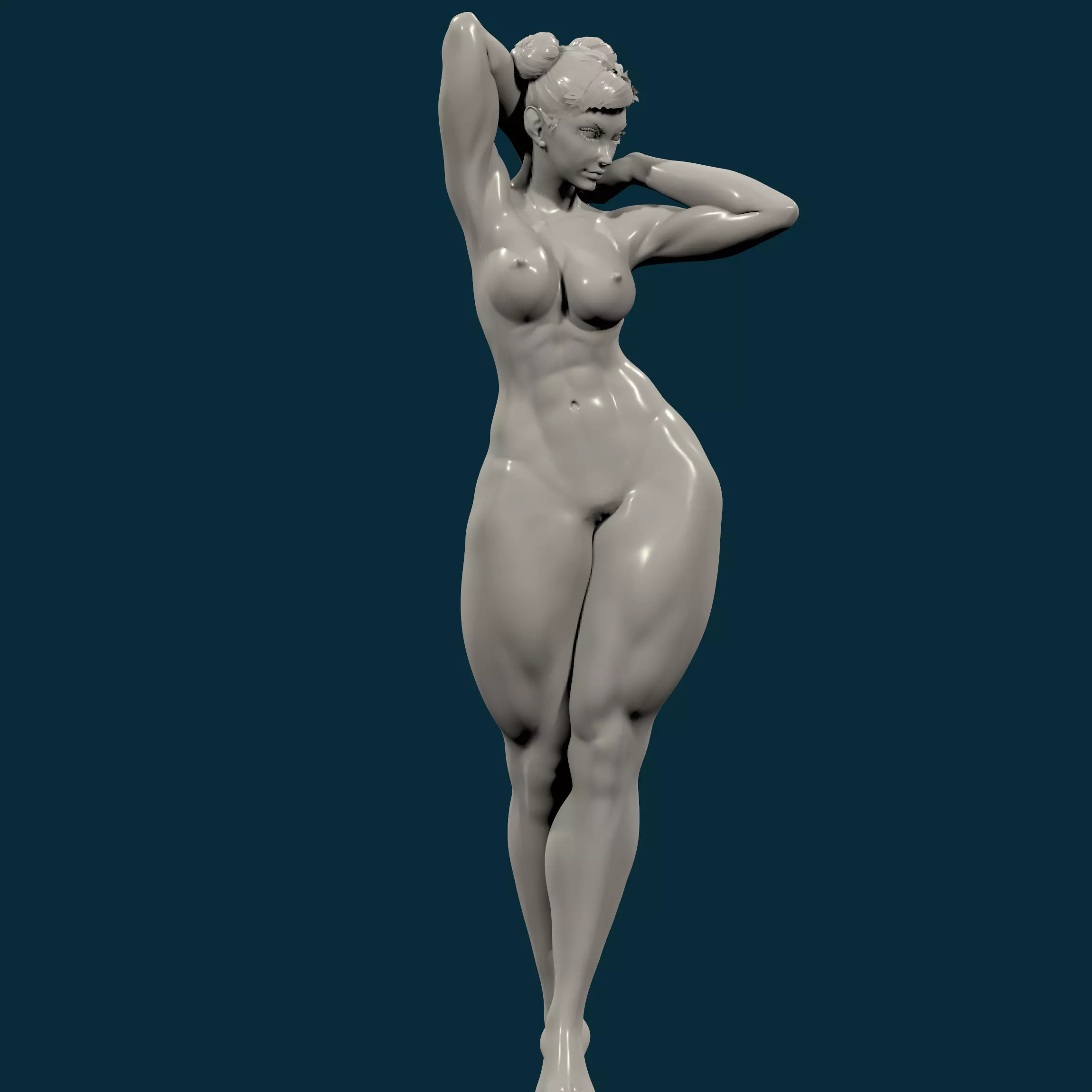 chunli nude nsfw 111 3D print model_25
