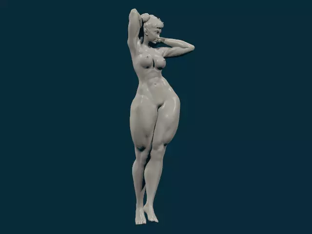 chunli nude nsfw 111 3D print model_11