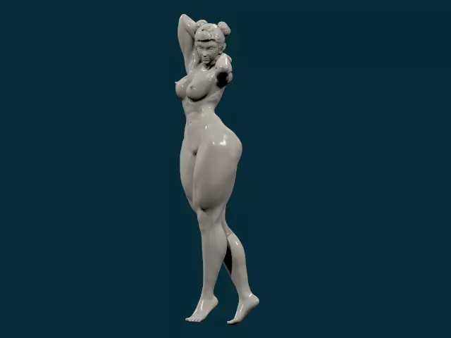 chunli nude nsfw 111 3D print model_17