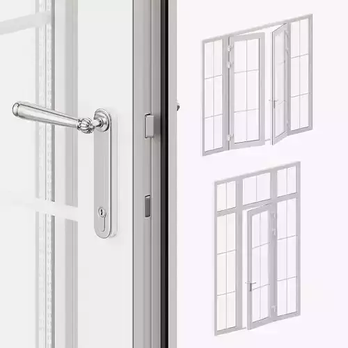 Classic style glass doors with OPENING option